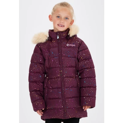 Abbildung von Zigzag Wintermantel für Kinder, Größe: 104, Port royale