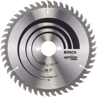 Abbildung von Bosch 1x PRO Wood Kreissägeblatt für Akku Handkreissägen (für Weichholz, Hartholz, Ø mm, Professional Zubehör Handkreissäge)