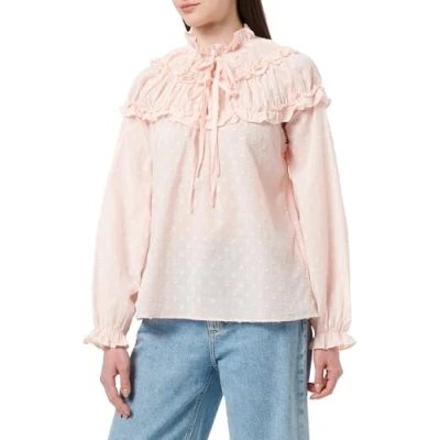 Abbildung von DreiMaster Vintage Damen Bluse 37326329 DR05, Hellrosa, XS