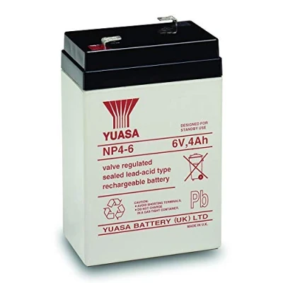Abbildung von NP4 6 Yuasa 4Ah 6v Lead acid battery by