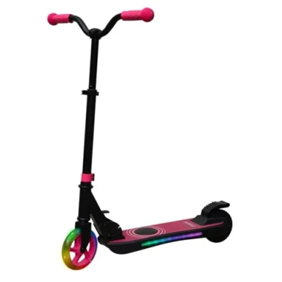 Abbildung von Denver Kinder Tretroller mit Elektromotor, pink