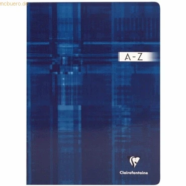 Abbildung von Clairefontaine Registerbuch A4 48 Blatt kariert A Z farbig sortiert