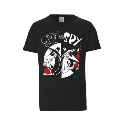 Abbildung von Logoshirt Spion UND SPY VS Tshirt print, Herren, Größe: XL, Schwarz