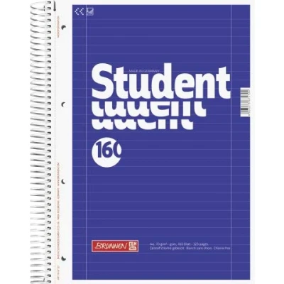 Abbildung von 5 x Brunnen Collegeblock Student A4 70g/qm 160 Blatt Lineatur 27