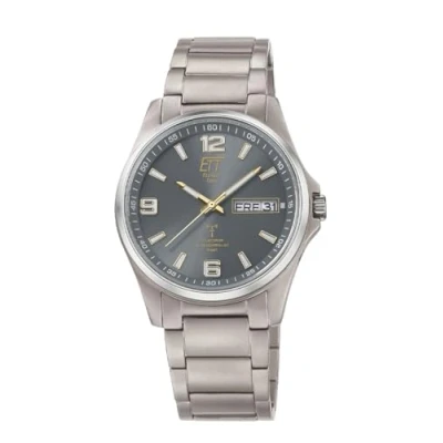 Abbildung von ETT Funkuhr Everest, EGT 11601 21M, Armbanduhr, Herrenuhr, Datum, Solar