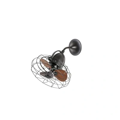 Abbildung von Ventilator Keiki, Wand und Decke, AC, dunkelbraun