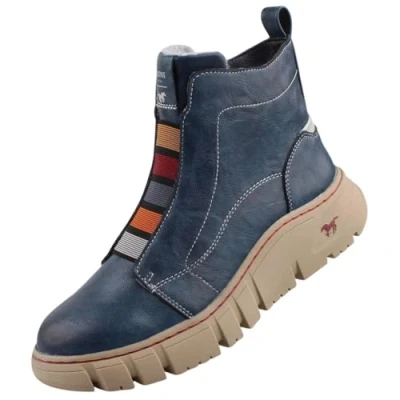 Abbildung von Mustang Stiefelette, Damen, Größe: 37, Blue Schuhe