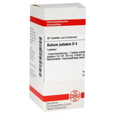 Abbildung von Kalium Jodatum D 4 Tabletten 80 St
