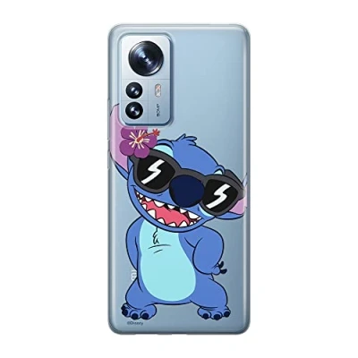 Abbildung von ERT GROUP Handyhülle für Xiaomi 12 / 12X Original und offiziell Lizenziertes Disney Muster Stich 007 optimal an die Form des Handy angepasst, teilweise transparent