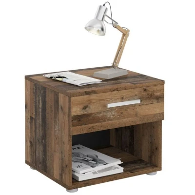 Abbildung von CARO Möbel Nachtkommode MARY, Nachttisch Nachtschrank Kommode Konsole Beistell Old Style mit Schubla