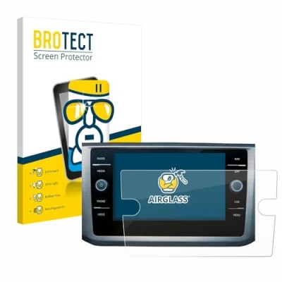 Abbildung von BROTECT Schutzglas für Volkswagen Passat B8 Discover Media 8&quot; Schutzfolie Panzer Folie Glas [Extrem Kratzfest 9H, Anti Fingerprint,