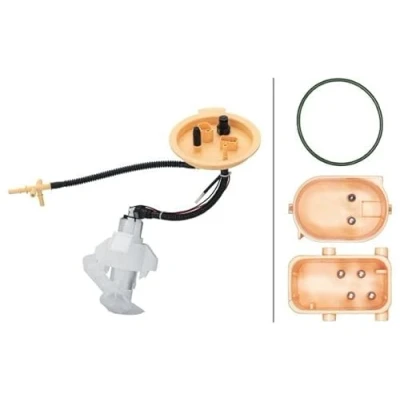 Abbildung von HELLA 8TF 358 302 931 Kraftstoff Fördereinheit mit Dichtung elektrisch BMW: 5 Touring, Limousine, GT kfzteile, kfzteile24, bandel online, bandel,