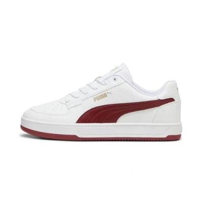 Abbildung von Puma Caven Sneaker low, Herren, Größe: 43, White intense red gold Kunststoff/textil
