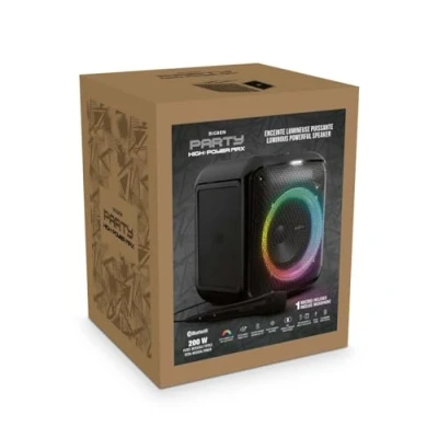 Abbildung von BigBen Bluetooth portabler Lautsprecher Party Max Mikrofon Disco AU388367