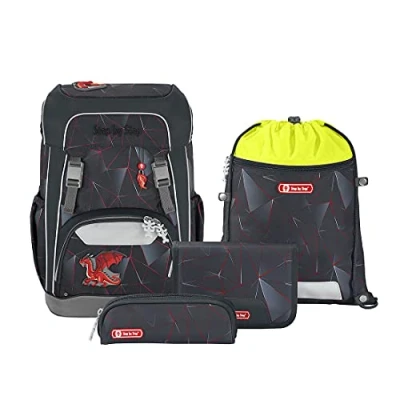Abbildung von Step by Schulranzen Set für Kinder, Größe: One Size, Black