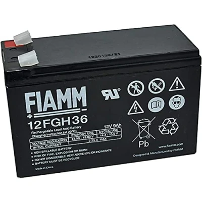 Abbildung von FIAMM IC 12FGH36 Bleiakku 12V 9Ah (Faston 6,3mm)