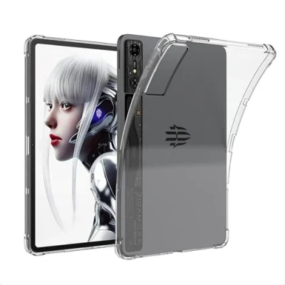 Abbildung von GIOPUEY Hülle für RedMagic Nova Gaming Tablet, Weiche TPU Rückenschale, Dünne Abdeckung, Airbag Schutz, Case Kompatibel mit Tablet Transparentes