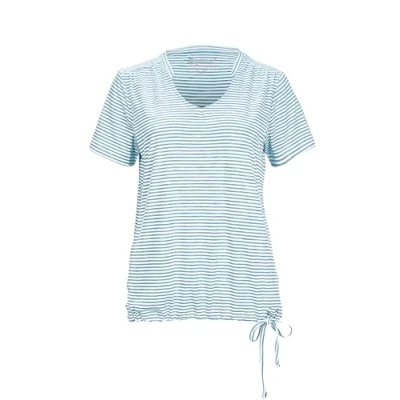 Abbildung von Killtec T Shirt Lilleo WMN TSHRT F Gestreiftes, schnelltrocknendes Funktionsshirt mit verstellbarem Saum