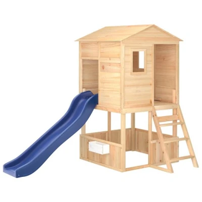 Abbildung von vidaXL Spielturm Massivholz Tanne
