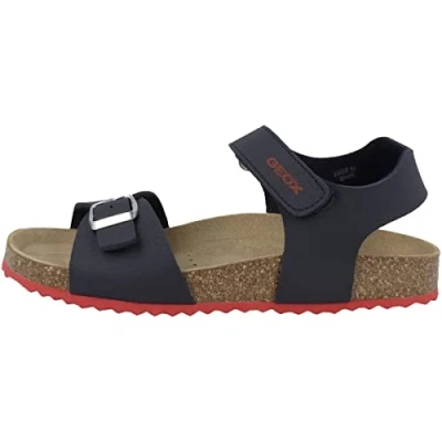 Abbildung von Geox Jungen J Ghita Boy B Sandalen, Navy Red, 26 EU