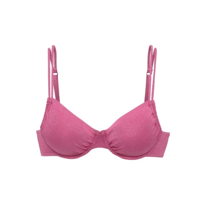 Abbildung von LASCANA Bügel Bikini Top Glitter, mit tollem Glitzereffekt