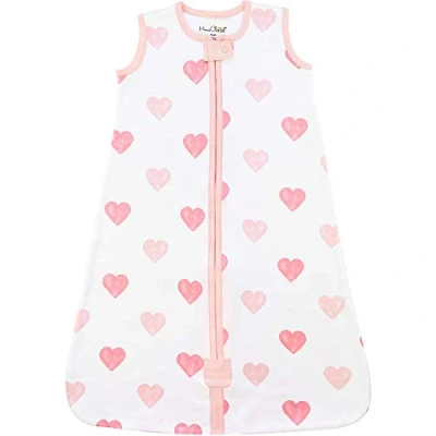 Abbildung von Baby Schlafsack 1.0 TOG, Bio Baumwolle tragbare Decke mit Zwei Wege Reißverschluss, Swaddle Übergang Schlafsack, All Season für Neugeborene Säugling Kleinkind Junge Mädchen