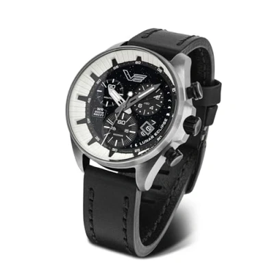 Abbildung von Vostok Europe 6S30 325E727 Herrenuhr Chronograph Lunar Eclipse Schwarz/Stahl LE