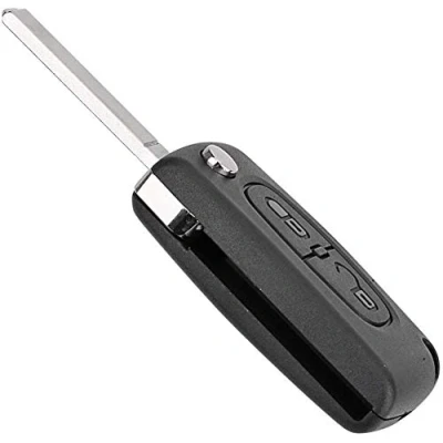 Abbildung von SALPIE Schlüsselgehäuse Autoschlüssel Schlüssel 2 Tasten Kompatibel für Peugeot Citroen C2 C5 C3 C4 C6 C8 Dispatch Xsara Picasso 407 307 308 607 (GUSCIO, GUSCIO)