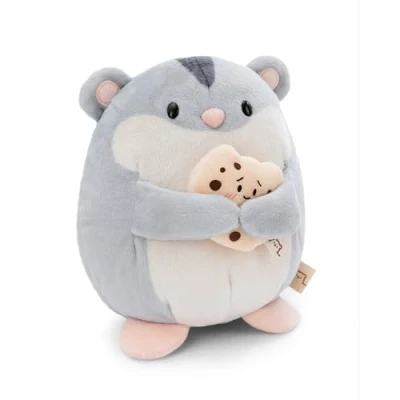 Abbildung von Nici Kuscheltier mymochi, Hamster Shai, 16 cm, mit Keks, in Geschenkbox
