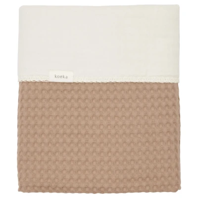 Abbildung von Koeka Babydecke cotton Fleece Amsterdam caffe