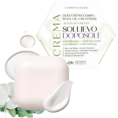Abbildung von Festkörperöl RELIEF after sun cremespendendes samtiges Öl, Mückenschutzmittel Vitamin E, Sheabutter, Geranie, Lavendel, Eukalyptus Vegan entspricht 500 ml Flüssigkeit