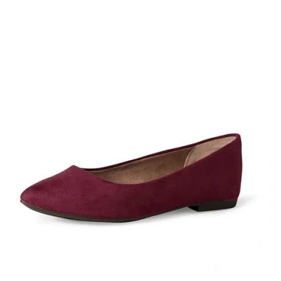 Abbildung von Amazon Essentials Damen Ballerinas mit spitzem Zehenbereich, Maronibraun, 39.5 EU