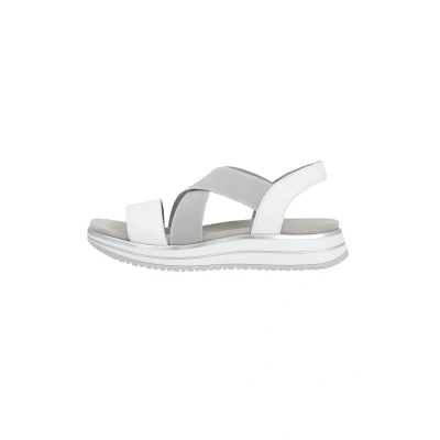 Abbildung von Remonte Damen D1J50 Sandale, Weiss/Frost Silber / 80, 40 EU