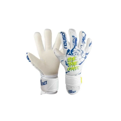 Abbildung von Reusch Contact Silver Junior Torwarthandschuh für Kinder, Größe: 7, White deep blue