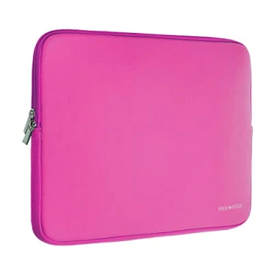Abbildung von König Design Laptoptasche Laptophülle 15 Zoll stoßfeste Notebooktasche Laptop Schutzhülle Notebook Sleeve Hülle PC Schutztasche Pink