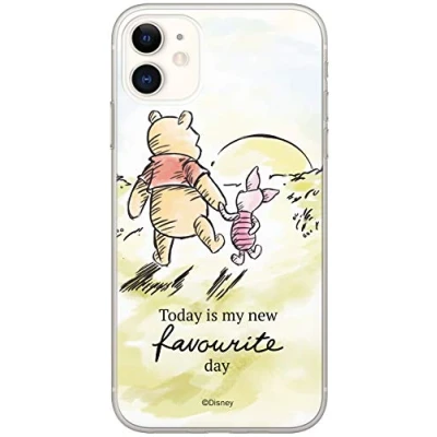 Abbildung von ERT GROUP Handyhülle für Apple iPhone 11 Original und offiziell Lizenziertes Disney Muster Winnie The Pooh and Friends 012 optimal an die Form des Handy angepasst, hülle aus TPU