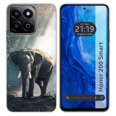 Abbildung von Silikonhülle für Huawei Honor 200 Smart 5G, Motiv Elefant