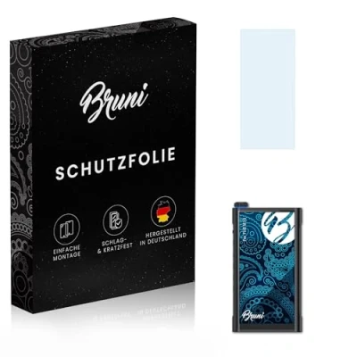 Abbildung von Bruni Schutzfolie kompatibel mit FiiO M15 Folie, glasklare Displayschutzfolie (2X)