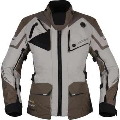 Abbildung von Modeka Panamericana 2 Damen Motorrad Textiljacke, sand/schwarz, 42