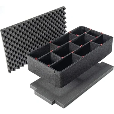 Abbildung von Peli 1510 TrekPak Trennwandset, Original Protector Case Zubehör, Kompatibel mit: Air 1510, Farbe: Schwarz
