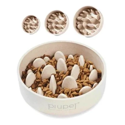 Abbildung von PiuPet® Antischlingnapf Hunde I 0,4L Spülmaschinenfest Schlingnapf groß Anti Schling Napf Hund Slow Feeder Hundenapf Futternapf