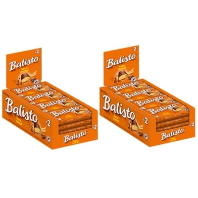 Abbildung von Balisto Riegel Korn 2x 20x37g Keks mit Vollkorn, umhüllt von Milchschokolade Schokoriegel Snack Schokolade