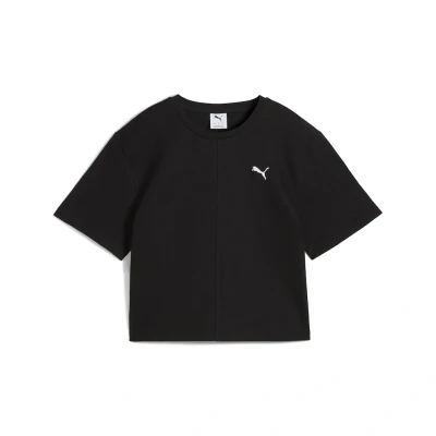 Abbildung von Puma Wardrobe Tshirt basic, Damen, Größe: Large, Black