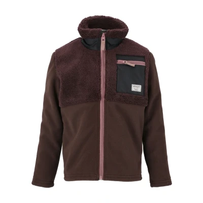 Abbildung von Zigzag Fleecejacke für Kinder, Größe: 140, Fudge