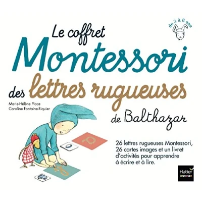 Abbildung von Le coffret Montessori des lettres rugueuses de Balthazar