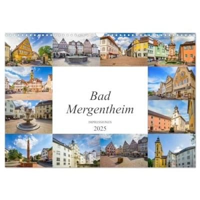 Abbildung von Bad Mergentheim Impressionen (Wandkalender 2025 DIN A3 quer), CALVENDO Monatskalender