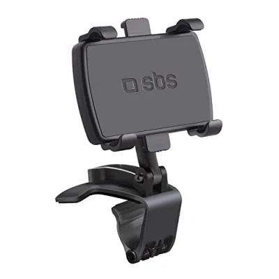 Abbildung von SBS Universelle Mehrzweck Halterung für Handys, Autohalterung Armaturenbrett, Sonnenblende und Rückspiegel, geeignet Smartphones bis 7 Zoll