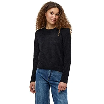 Abbildung von DESIRES Damen Kesha O neck Pullover Schwarz L