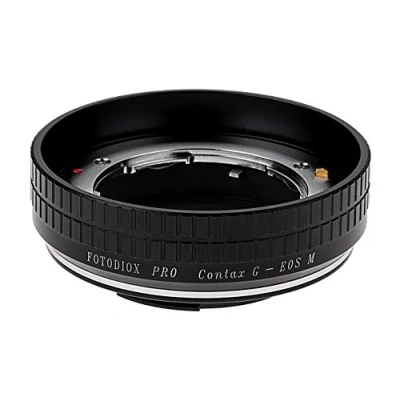 Abbildung von Fotodiox Pro Lens Mount Adapter Compatible with Prime Contax G Lenses on Canon EOS M EF Cameras