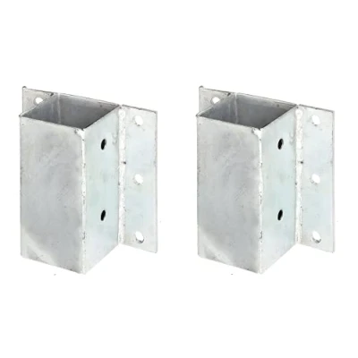 Abbildung von Alberts Pfostenträger &quot;für L und U Steine&quot;, (Set, 2 St.), feuerverzinkt, 71 x mm